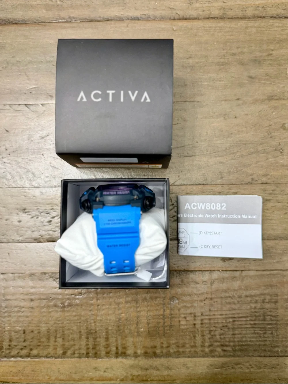 NWT Activa Summit X Invicta Unisex Digital Sport Watch Blue Purple ACW8082-11